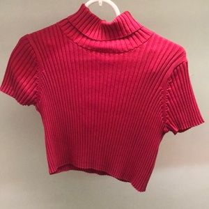 Staud Turtleneck Crop Top